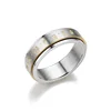 15. 6mm - Rotating  Six-Syllable Mantra - Matte, Steel Color