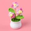 Pot de fleur bouffant New-3Head (rose dégradé)