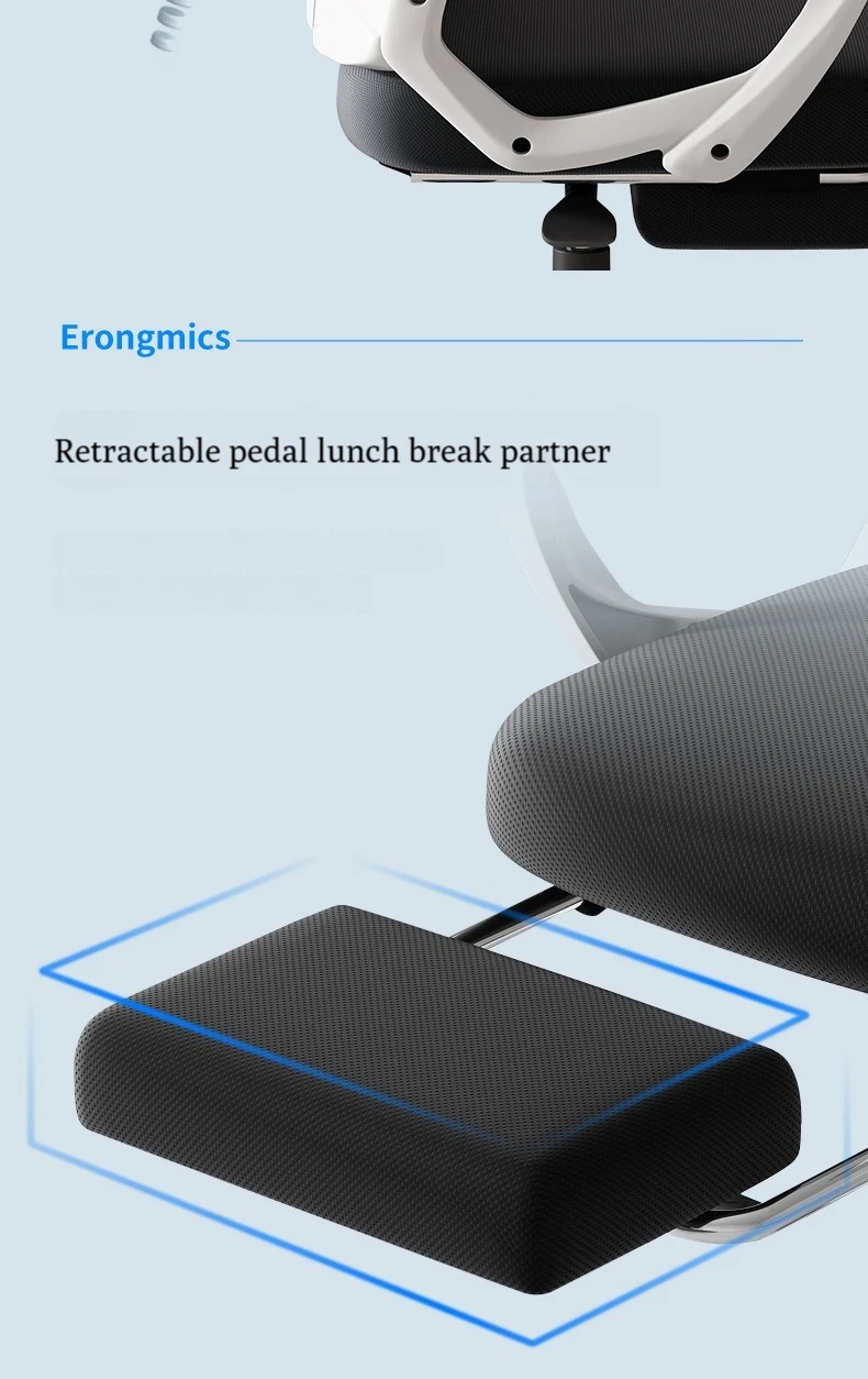 Durable Adjustable Modern Anji Executive Swivel Reclining Sleep Office Desk Chair Home Computer Ergonomic Mesh Chair Comfortable