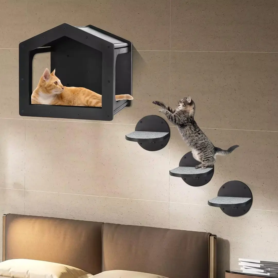 Cat Wall Shelves Cat Shelves And Perches For Wall Cat Climbing Shelf ...