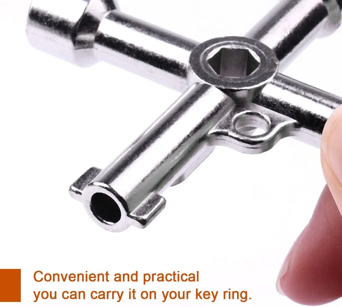 Emergency Triangle Key Elevator Door Key for Door Elevator Universal Drop Key