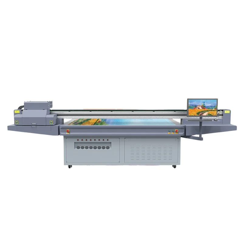 Competitive Price Large Format Uv Printing Machine Gen6 Printhead Uv Flatbed Printer