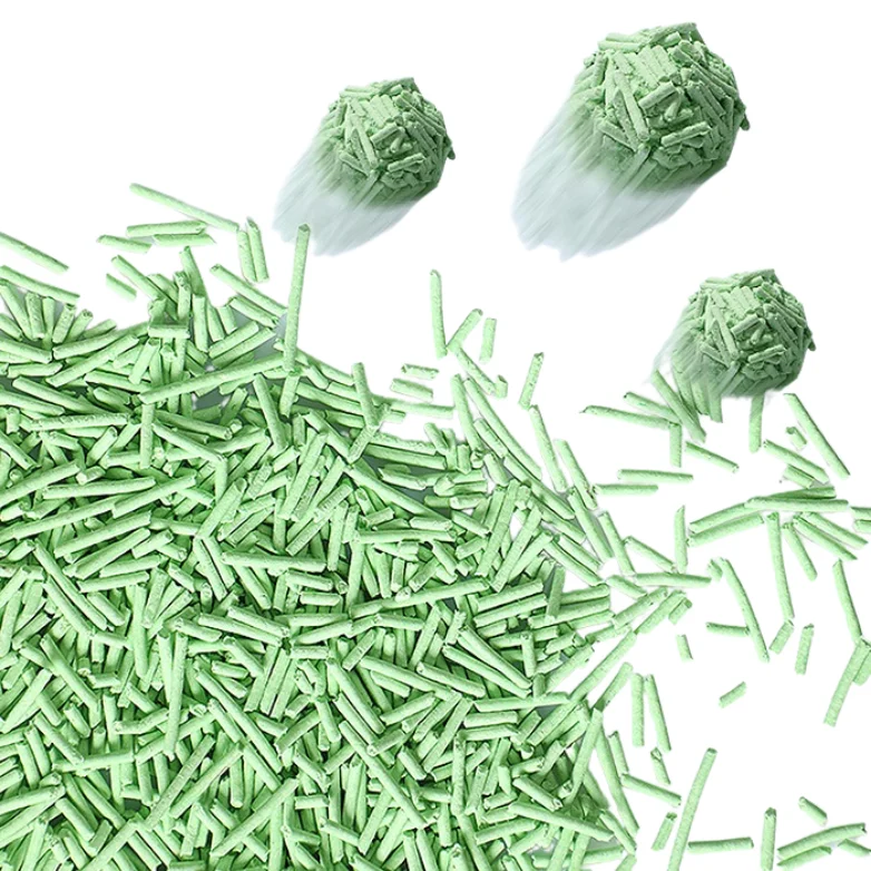 Food Grade 6l Natural Tofu Cat Litters Biodegradable Fast Clumping