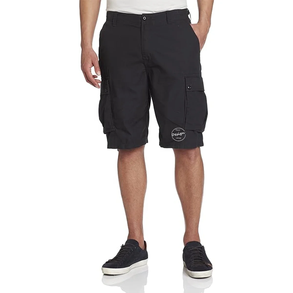 JL1108F Fashion Men’s Blank Shorts Khaki Gym Shorts Casual Summer Running Breathable Shorts for Men