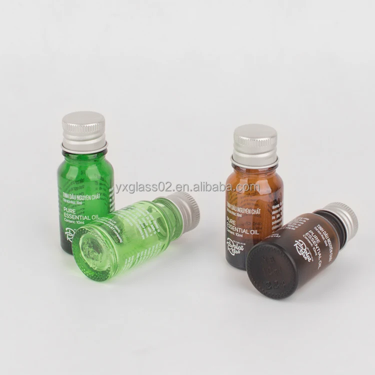 5ml 10ml 15ml 20ml 30ml 50ml 100ml cosmetic essential oil glass bottle with aluminum cap details