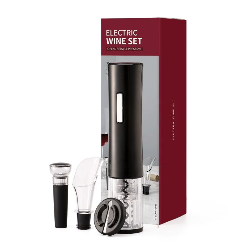 Novelty Oem Branded Wine Bottle Opener 4 In 1 Set Buy Branded Bottle