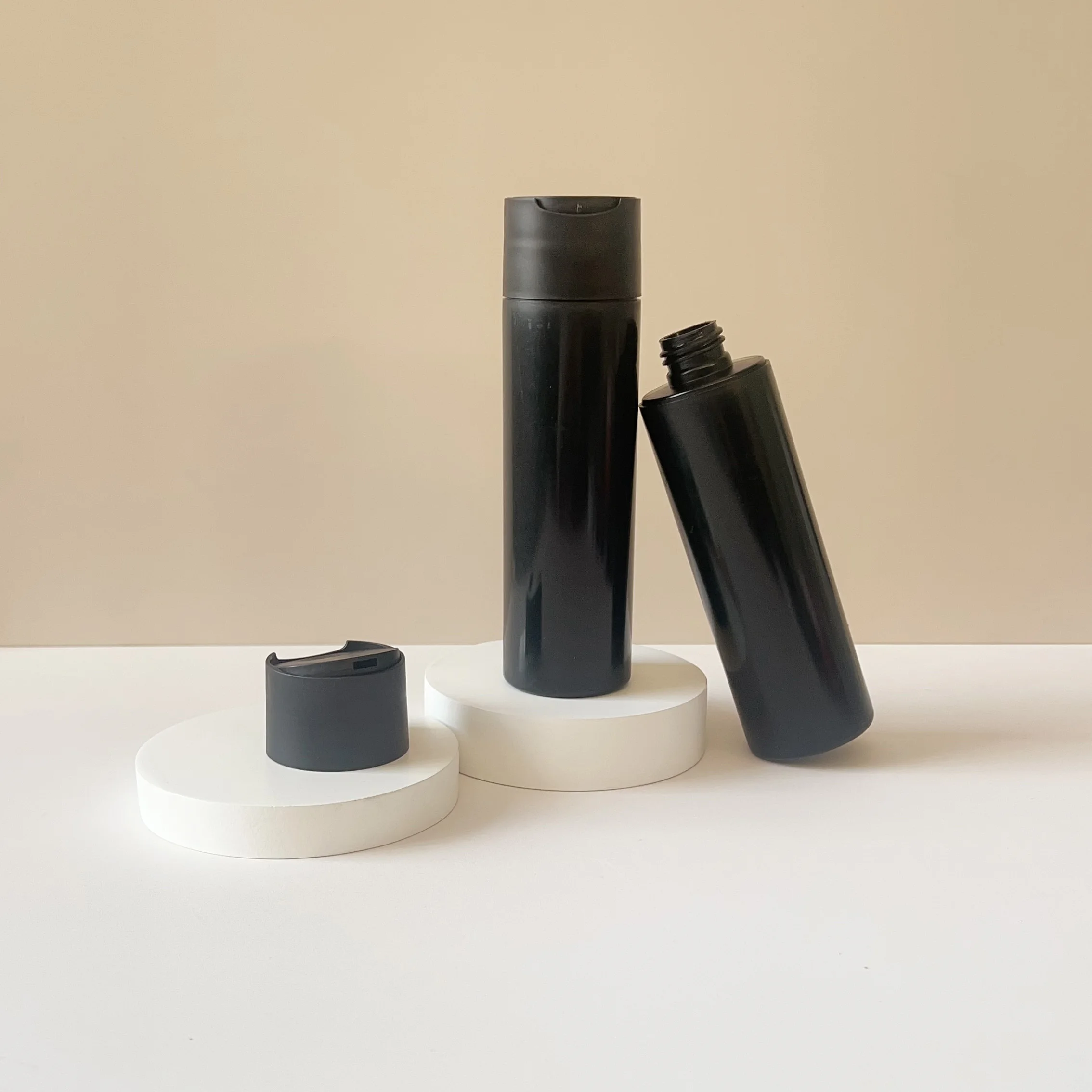 Factory Direct Sales 238ml Empty HDPE Tanning Oil Plastic Cream Bottle for Sunscreen Shampoo Packaging