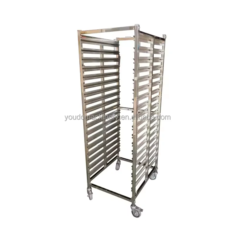 Customized Bakery Restaurant Equipment Stainless Steel Bakery Trolley ...