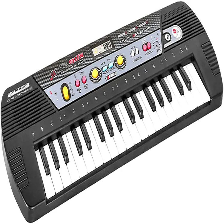 37 пианино клавиатура многофункциональный FM радио режим смарт развивающие игрушки с микрофоном музыкальный инструмент для детей