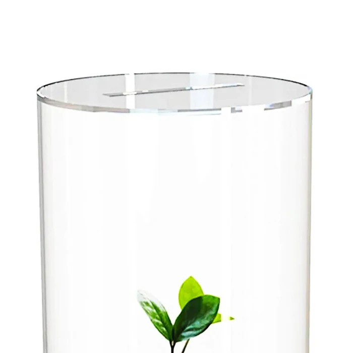 Medium Clear Collection Comment Donation Box Counter Top Or Wall Mount Acrylic Ballot Case