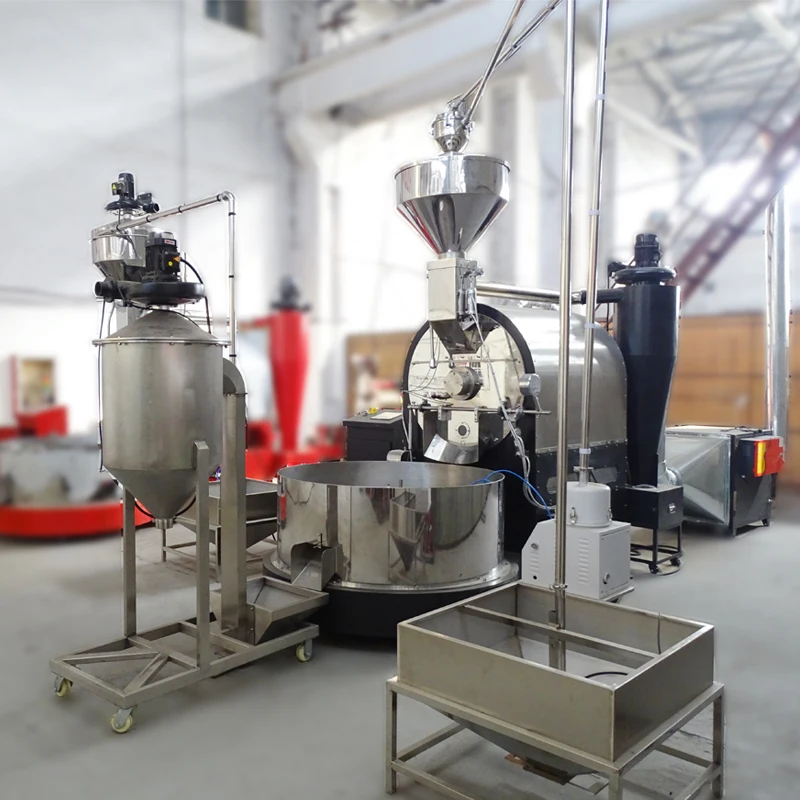 200kg Gas Heating Coffee Roasting Machines  Industrial Coffee Bean Roasting Machine