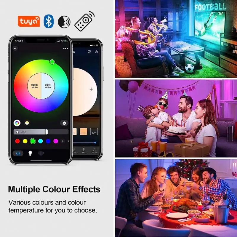 Modern LED Ceiling Light with RGB Auxiliary Panel Pop Designs for Home Bedroom Living Room Residential Ceiling Led Light