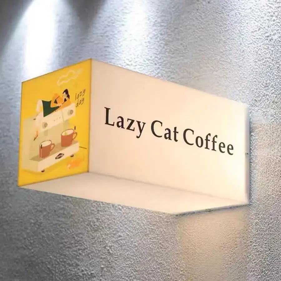 Manufacturer Custom Light Box Signs LED Advertising LightBox Outdoor Advertising Lightbox Used for Fried Chicken & Barbecue Shop