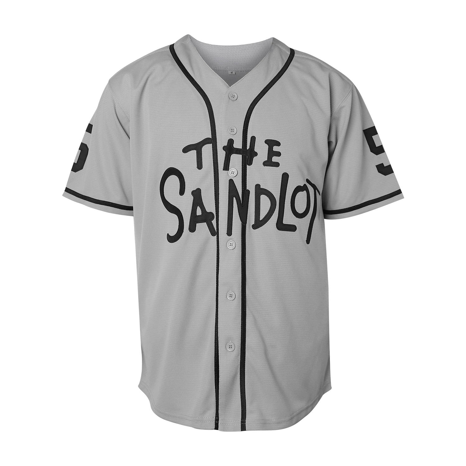 The Sandlot Benny Rodriguez Baseball Jersey Stitched Movie Sports Shirt  Gray White Blue - AliExpress