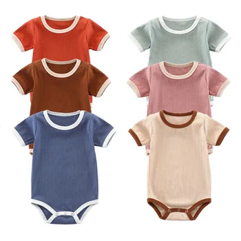 Baby clothing summer short sleeved INS style baby romper foreign trade crawling clothes baby clothes jumpsuit newborn clothes