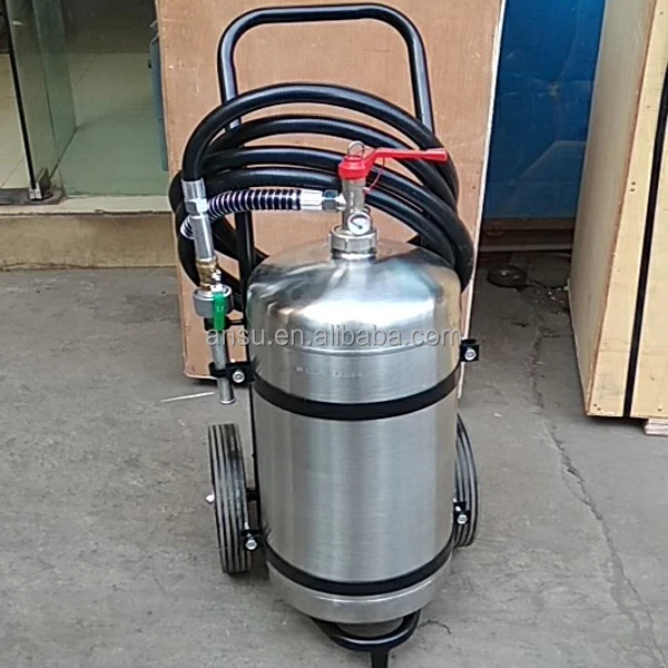 30l 50l 75l 100l Trolley Wheeled Fire Extinguishers Fire Fighting Foam Water Stainless Steel Sus