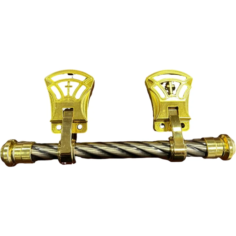 CH-03 Customized Funeral Decoration Plastic Casket Handles American Style Adult Coffin Accessories Golden Competitive Price