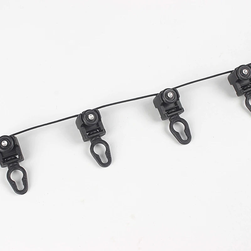 New Ripple Fold Runner Black String S Fold Runners Wave  Fold Curtain Track Accessories