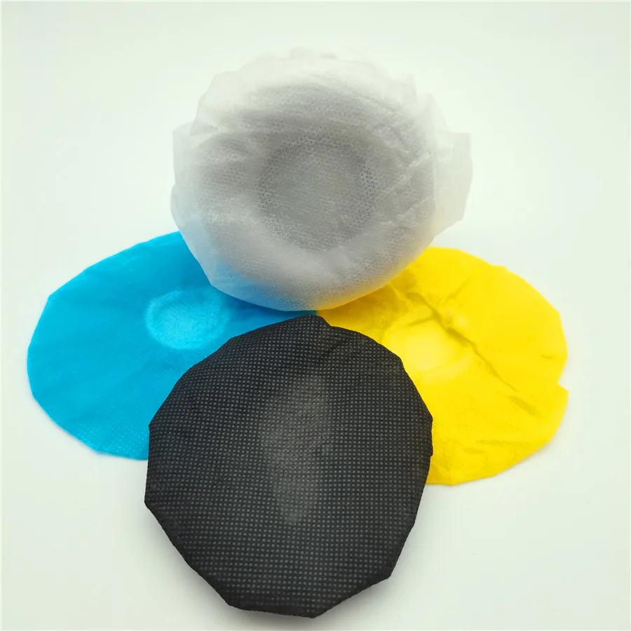 Biodegradable Packing Bag Disposable Cover Headphone Non Woven Airlines Ear Pad Cover manufacture