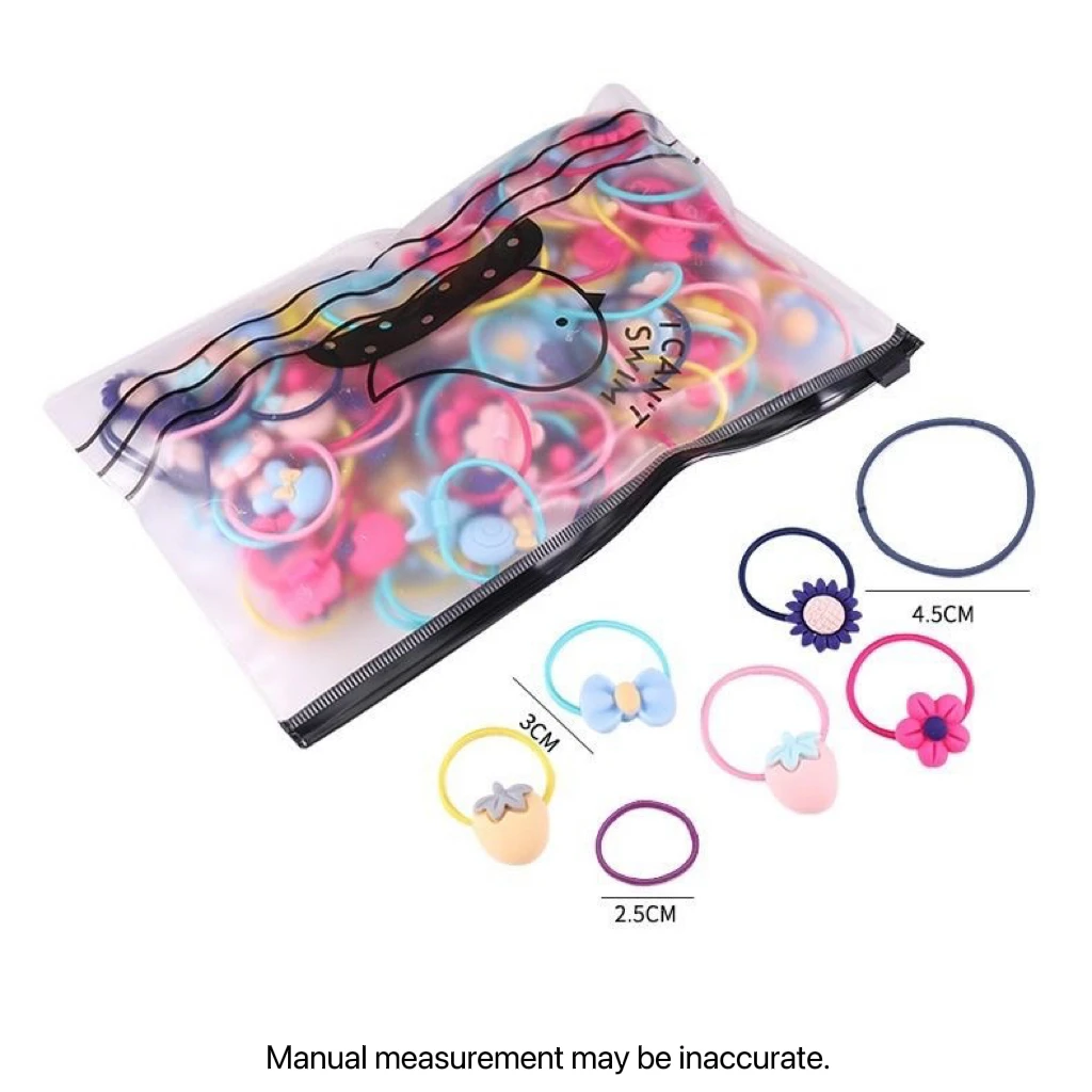 Горячая Распродажа дети резинки для волос волосы катушки овечьей шкуры с амулетами 20/40/100 шт набор смешанных цветов; Милые женские аксессуары комплект девочек