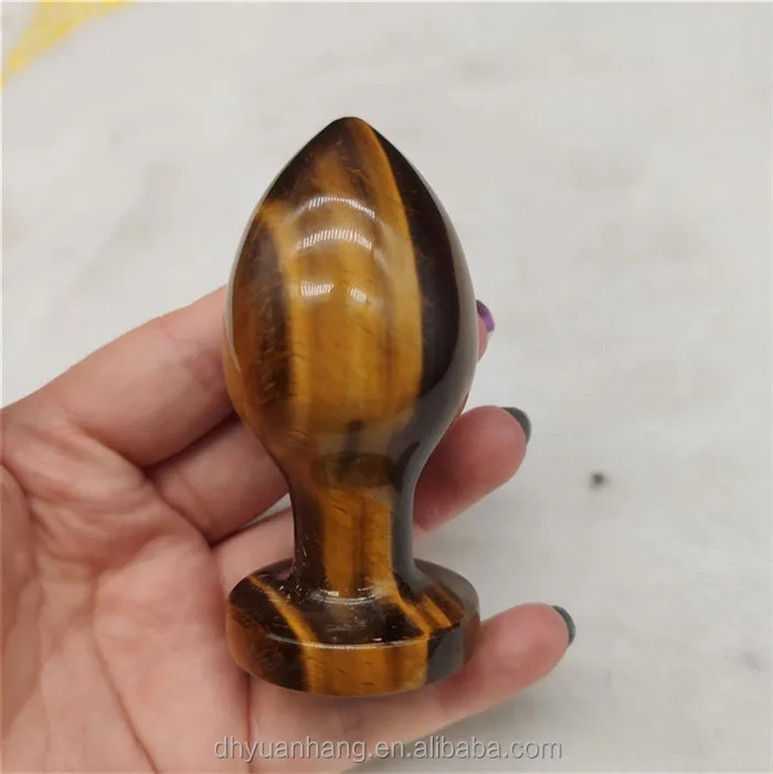 Natrlicher Gelber Tigerauge-Stein Yoni Butt Plugs Kristall-Massage Analplugs fr Sinnliche Frauen Natrlicher Gelber Tigerauge-Stein Yoni Butt Plugs Kristall-Massage Analplugs fr Sinnliche Frauen