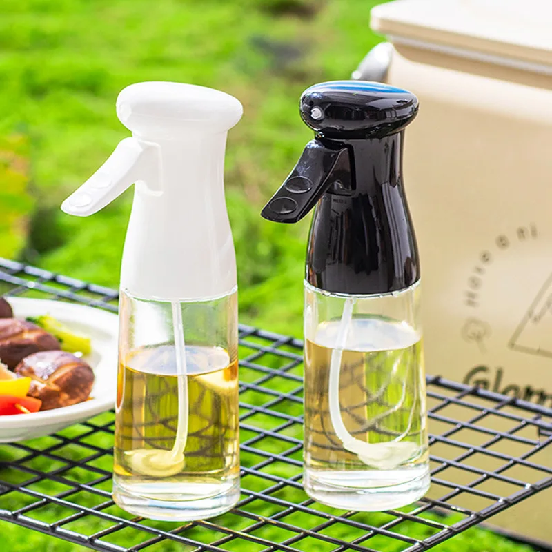 Olivenöl-sprühflasche Mit Zwei-funktionen: Sprühgerät Und Öldosierer,Auslaufsichere Ölkanne,Glas-sprühflasche Für Küche Und Haushalt