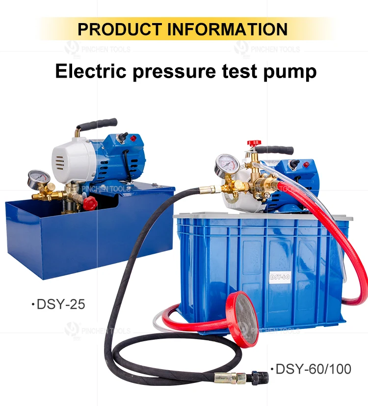 Hydrostatic Equipment Water Pressure Testing Machine Hydraulic Pressure Testing Pump