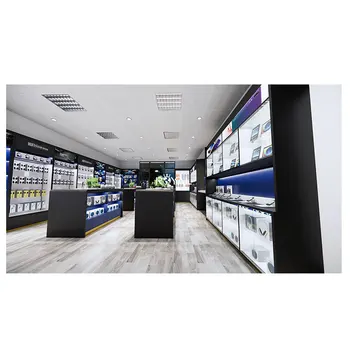 Ps Gaming Shop Design Wall Display Shelves Furniture for Games Shop