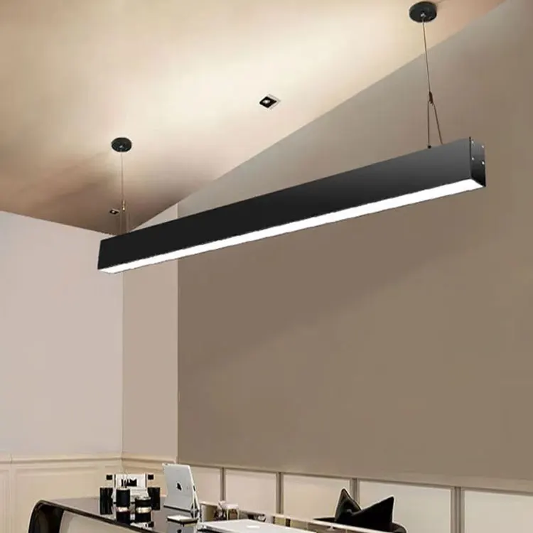 Aluminum Office Led Pendant Linear Light Lighting System Recessed