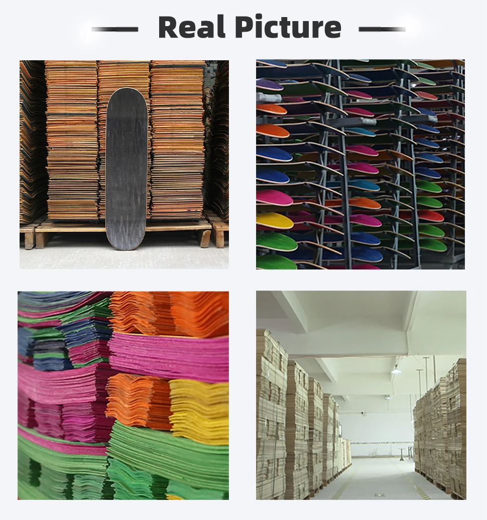 Yafeng Manufacturer Blank Skate Board Deck Oem 7.010 Inch Wooden Deep