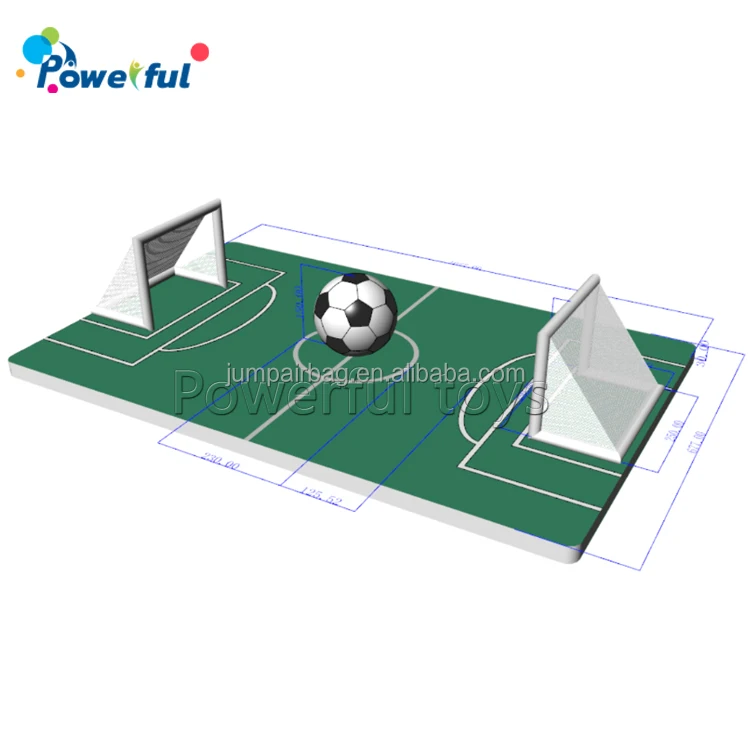 Trampoline park Gymnastic air track football field soccer ball court sport game equipment