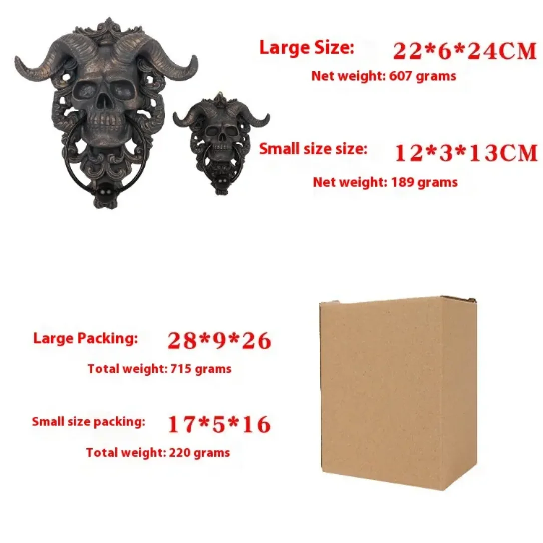 product resin sculpture head prop outdoor skeleton decoration horror theme event halloween decoration728-7