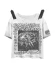 T-shirts-1กราฟิกสีขาวที่กำหนดเอง