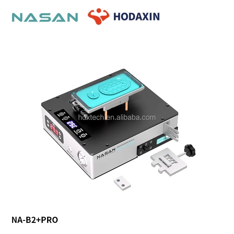 Nasan-ラミネート機,b2,気泡除去機,7インチフラット曲面スクリーン修理用 NASAN B2+ Pro 2in1 Bubble Remover LCD Separator Machine