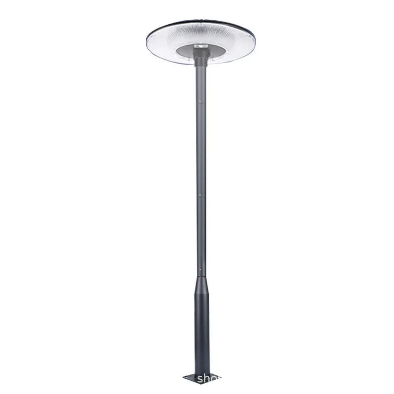 Fabriksanpassade utomhus-LED-trädgårdslampor med IP65-vattentät aluminiumkropp, UFO-formad integrerad solenergilampa med fjärrkontroll
