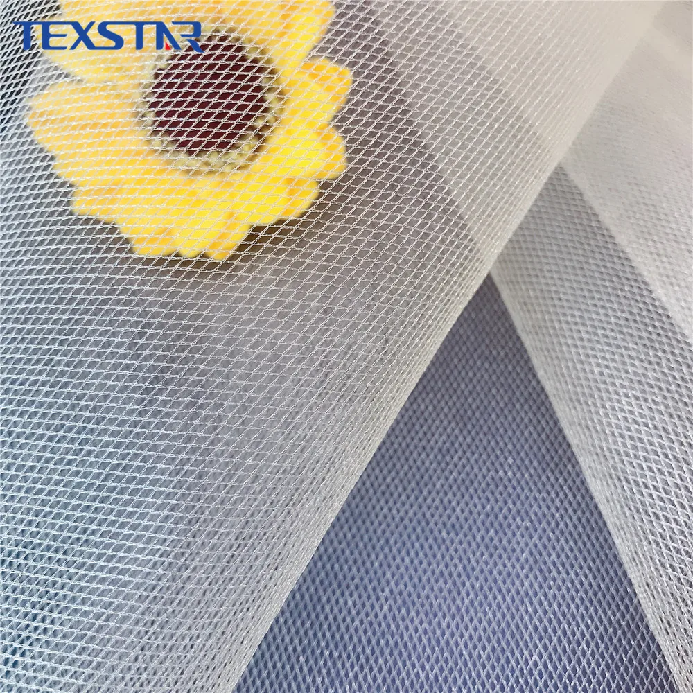 2020 горячая Распродажа 30D нейлоновая Мерцающая квадратная сетка тюль текстильная ткань