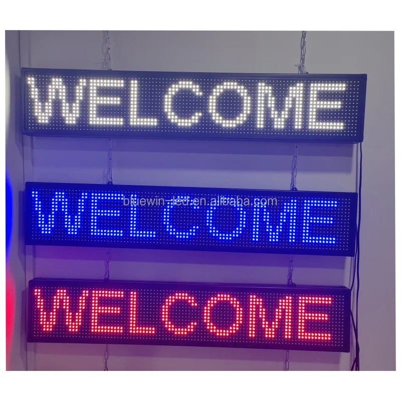 Outdoor Rmb Running Led Message Display Screen Programmable Led Sign