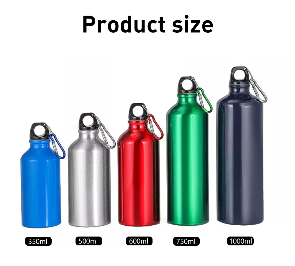 Custom Logo 500ml 600ml 750ml 1000ml Aluminum Sports Water Bottle Buy Aluminum Water Bottle