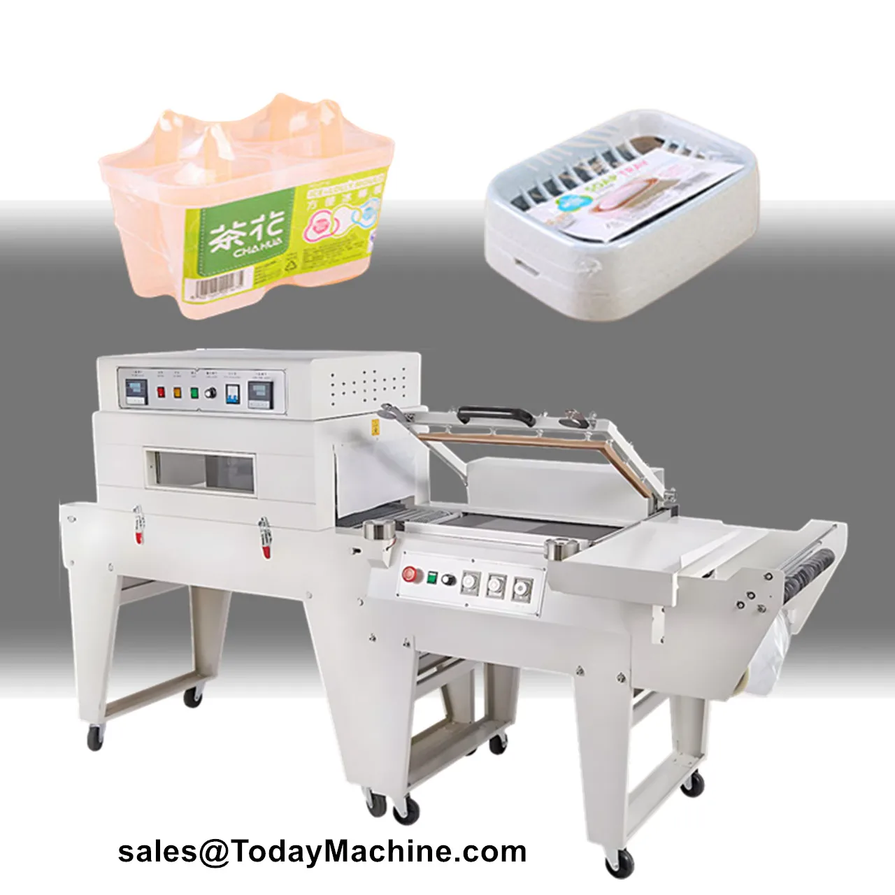 Manual L Bar Box PVC PP Film Sealer Shrink Wrapping Machine