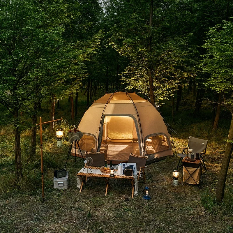 Naturehike Outdoor Camping Yurt Dome Tent MG Octagonal Tent for 4