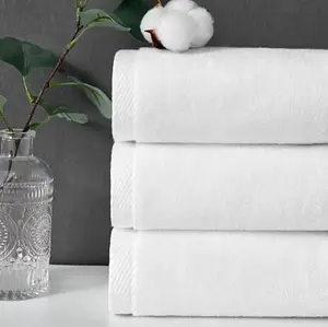 Luxury Cotton Quick-Dry Skin-Friendly Solid Color Bath Towel Set for Hotel-Lightweight & Highly Absorbent