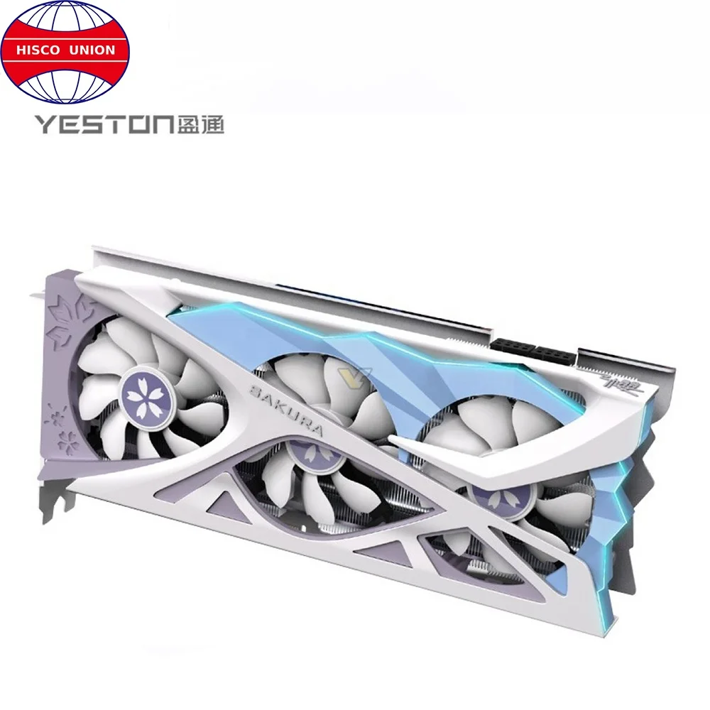 YESTON Radeon RX 6800 16GB SAKURA HITOMI GDDR6 Graphics Card