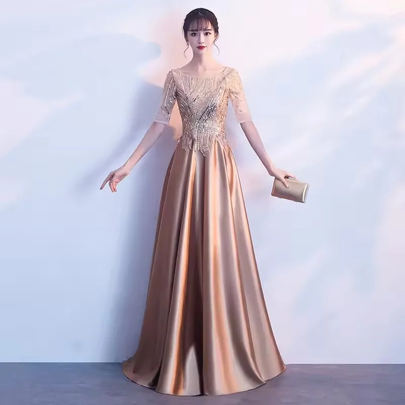 open lace back dress Luxury Party girl dress