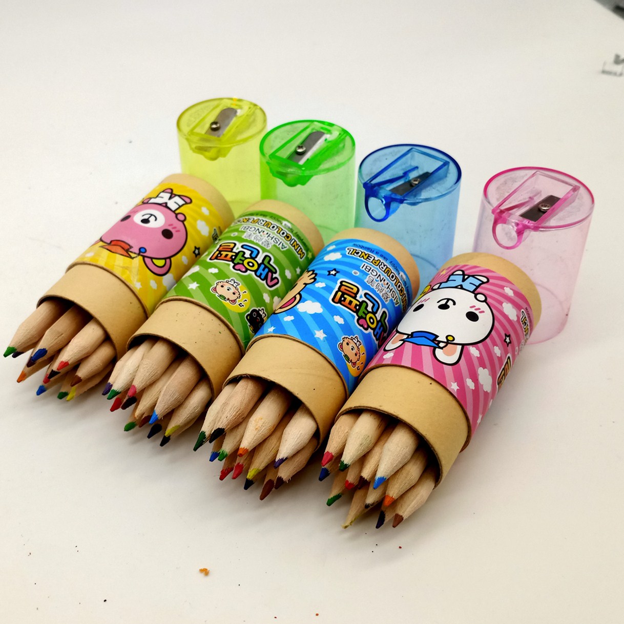 Профессиональный экологически чистый Радужный цветной карандаш для рисования оптовая продажа цветных