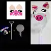 01 Estilo de pegatina de cerdo rosa