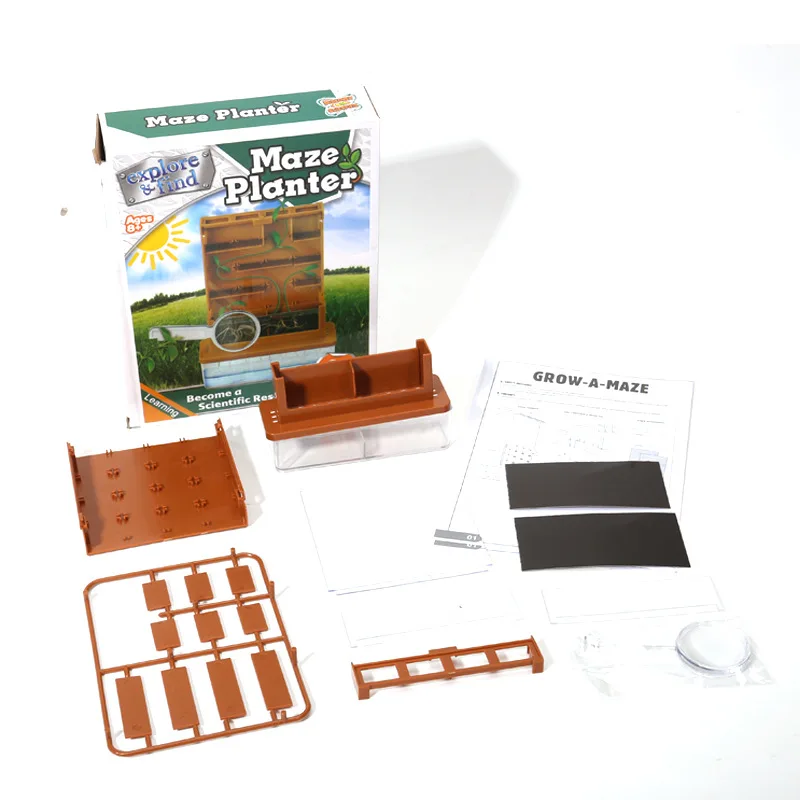 New 2023 Toys Botany Plant Growing Maze Kit Fun Home Lab Sprout Phototropism Project Educational