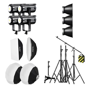 GODOX SL150W Studio Photography LED Photography Lights Frequently Illuminated Professional Photography Video Studio Lighting Kit