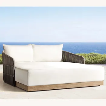 Hangkai luxury outdoor lounge chair villa patio garden furniture pool side leisure lounger