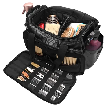 Portable Hair Stylist Organizer Salon Handbag Makeup Travel Hairdresser Tools Barber Bag