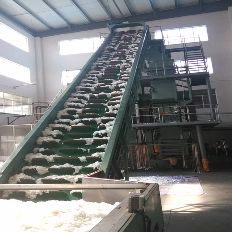 Psf Production Line 30 Tons Per Day Chinese Hollow Conjugated Polyester Staple Fiber Production Line